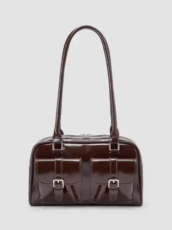 Chiffon V-Neck A-line Mini Dress With Scarf