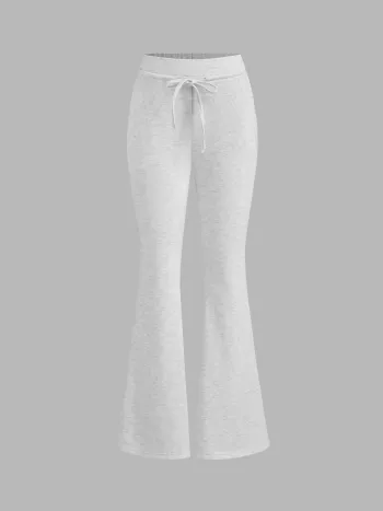 Low Rise Flared Sweatpants 