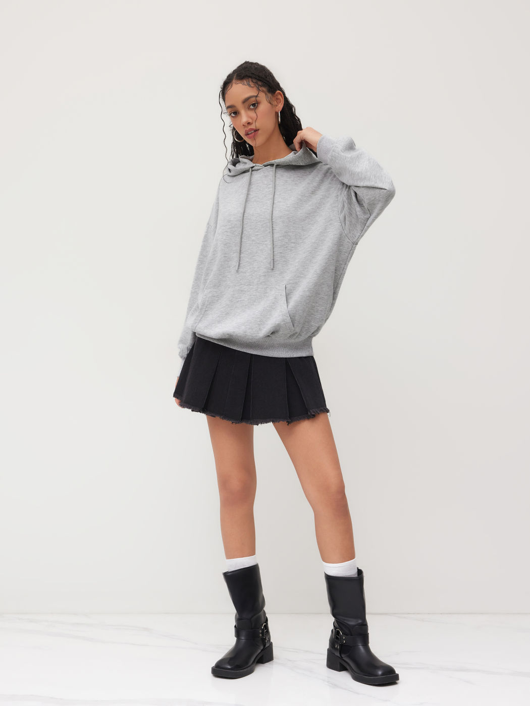 Terry Party WorldWide Graphic Hoodie