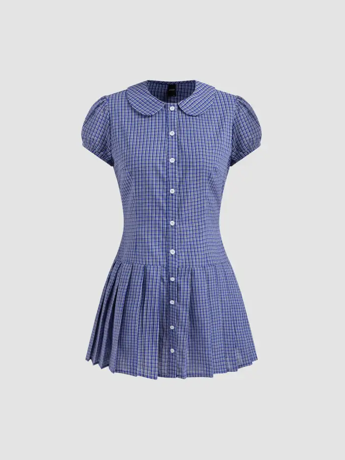 Mandarin Collar Ruched Split Top