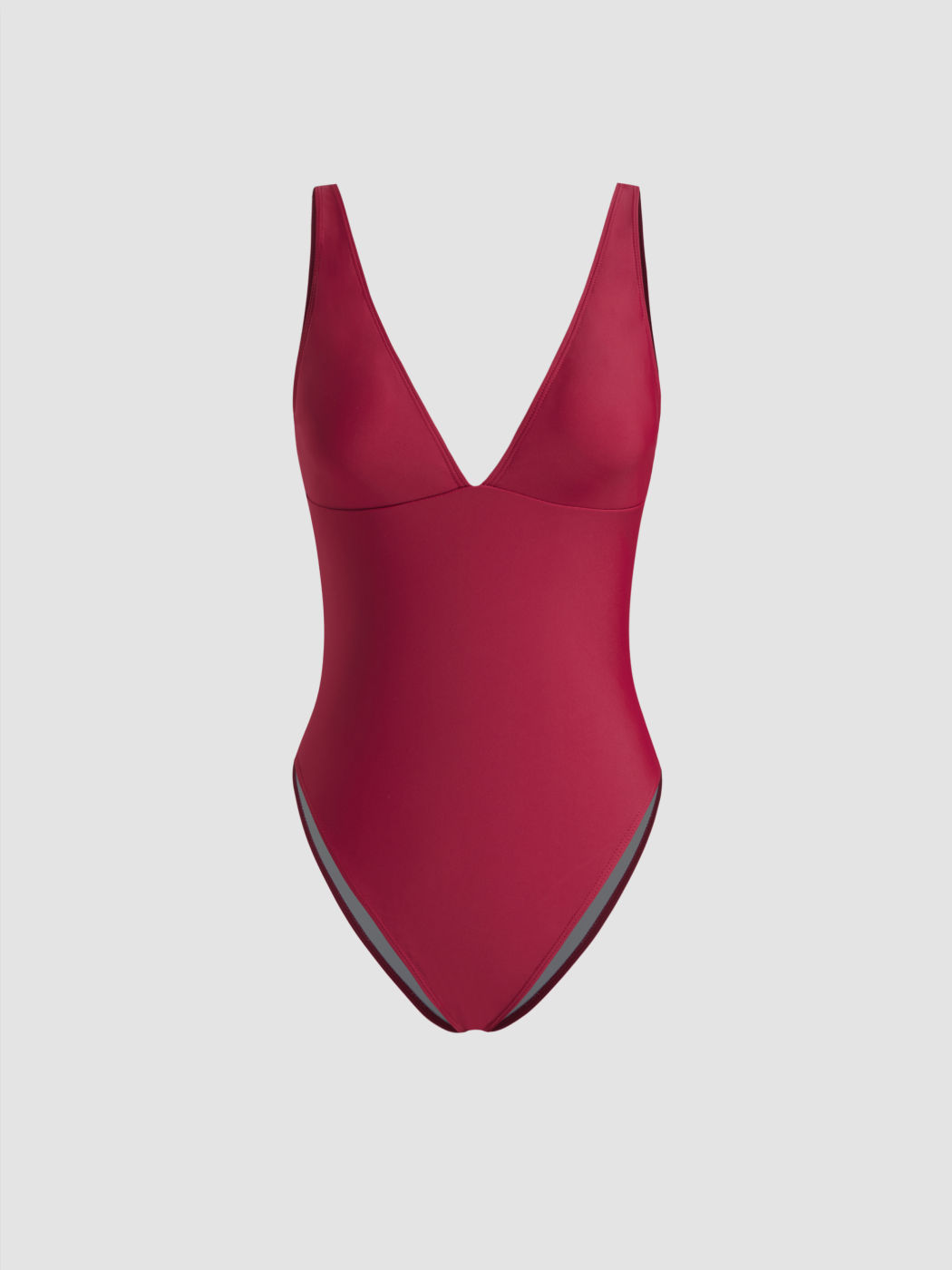 Shaping V-neck One Piece Swimsuit