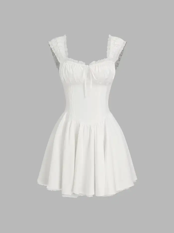 Denim Mid Waist Leopard Wide Leg Pants