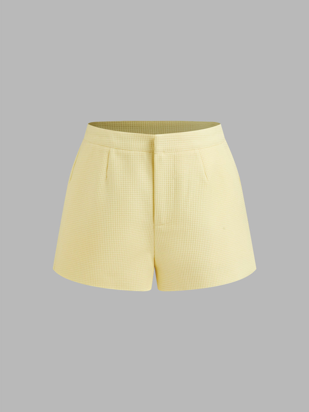 Jacquard Mid Rise Pocket Shorts