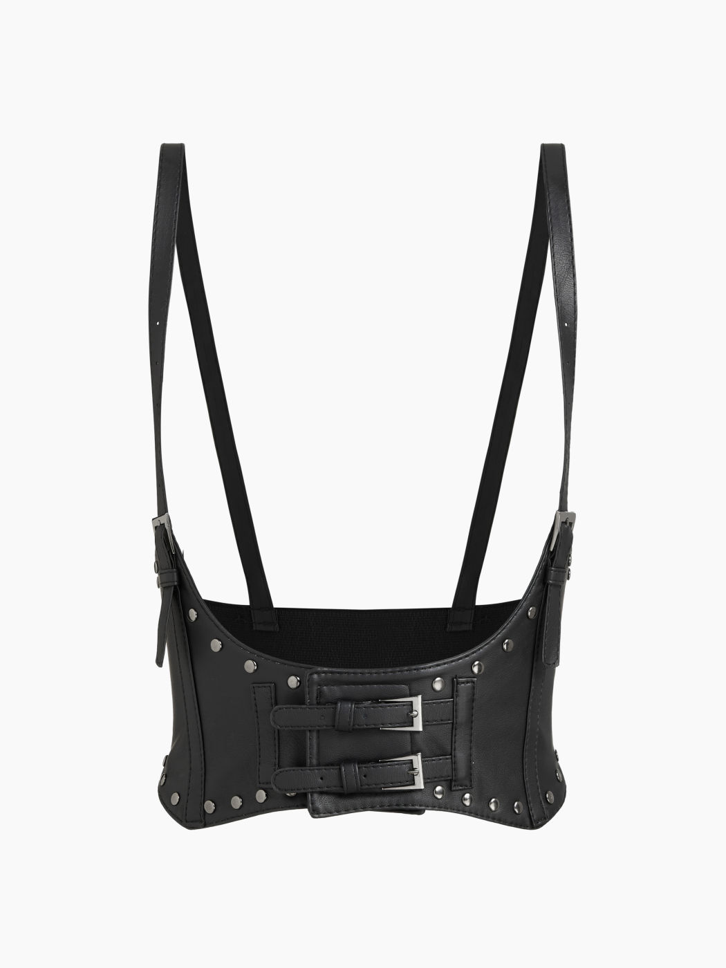 BUCKLE STUDDED CORSET BELT
