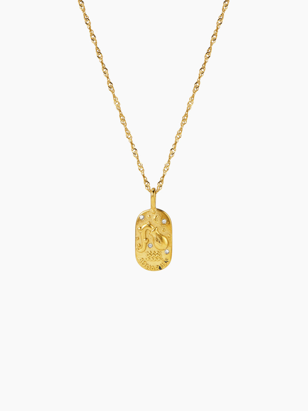 Collar Colgante de Acero Inoxidable Chapado en Oro 18K CONSTELLATION