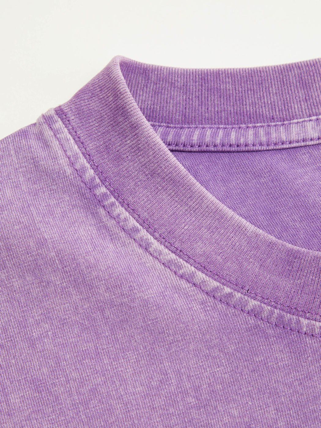 100% Cotton Round Neckline Washed Oversized Tee