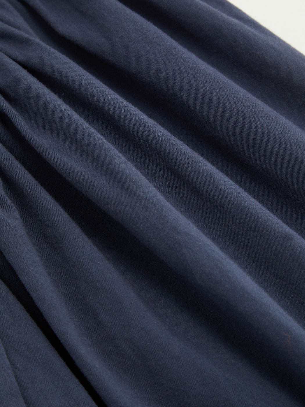 100% Cotton U-neckline Twist Ruffle Maxi Dress