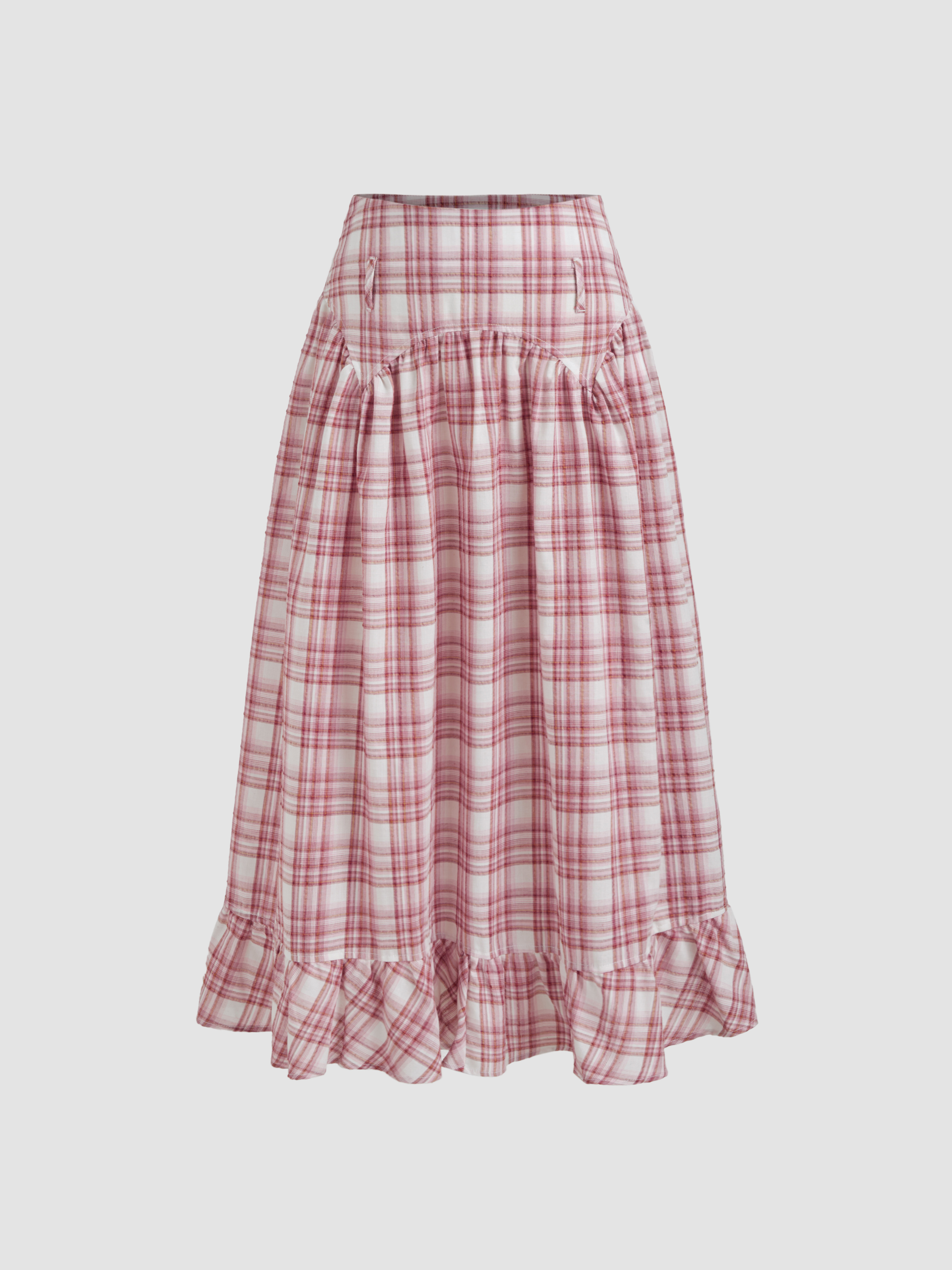 【LOW CLASSIC】 STRING CHECKED MIDI SKRIT / 追跡付 Amazon.com: DAZCOS Plaid Slit Thigh Midi Skirt for Women US