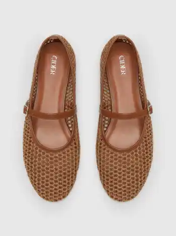 POINTED TOE SLINGBACK FLATS 