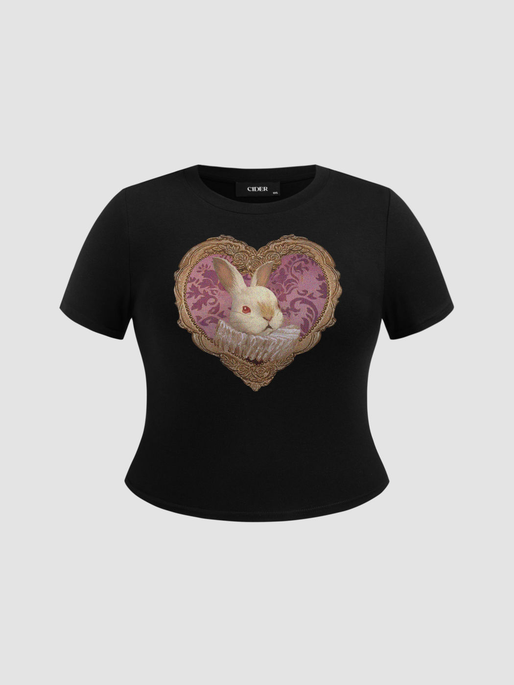 Tee grafica Heart Rabbit Curve & Plus