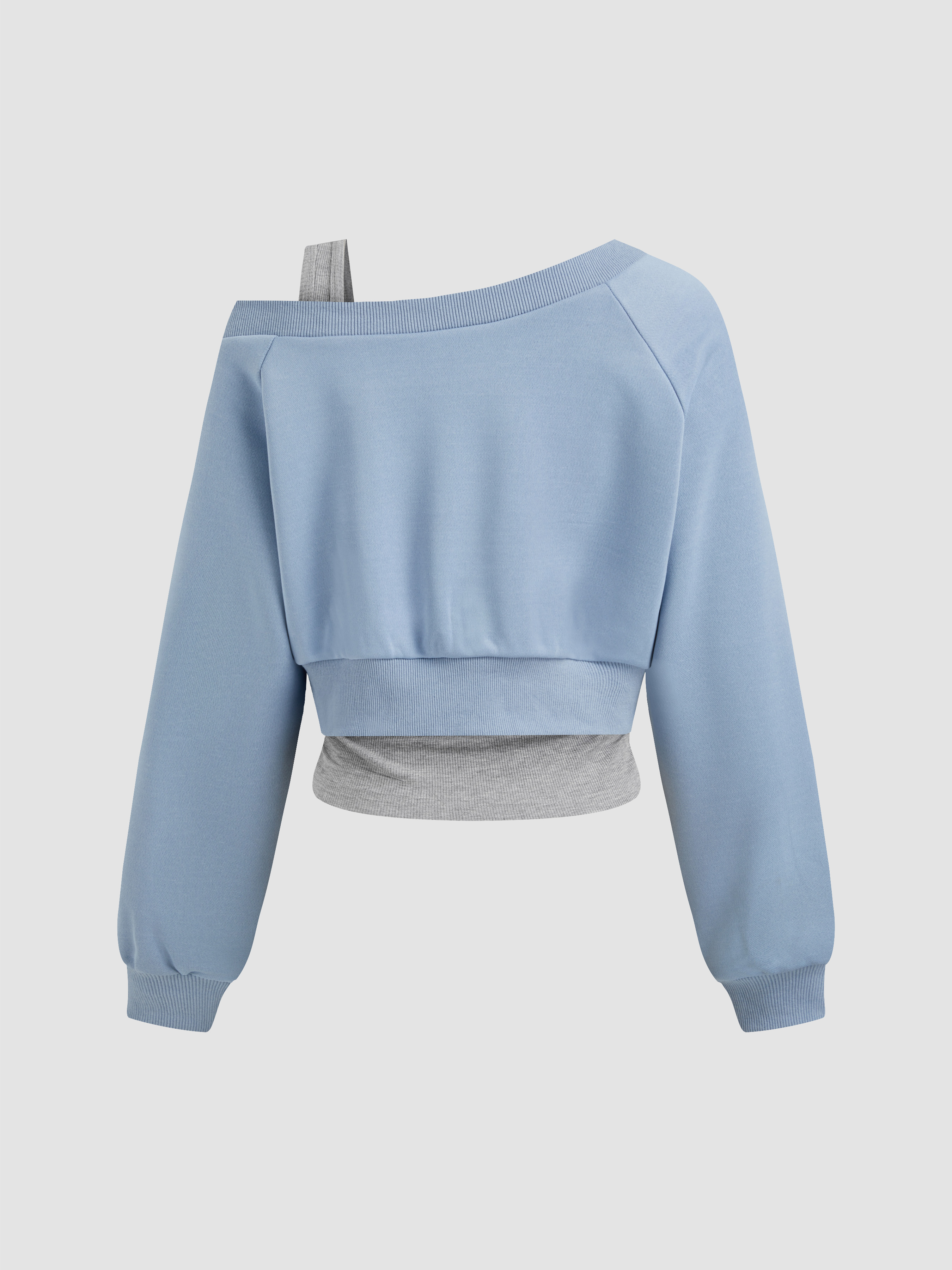 【WONDER WONDER】Rake Terry Collar Cropped Short Sleeve T Specialized Women's Short Sleeve Crop T-Shirt - Action