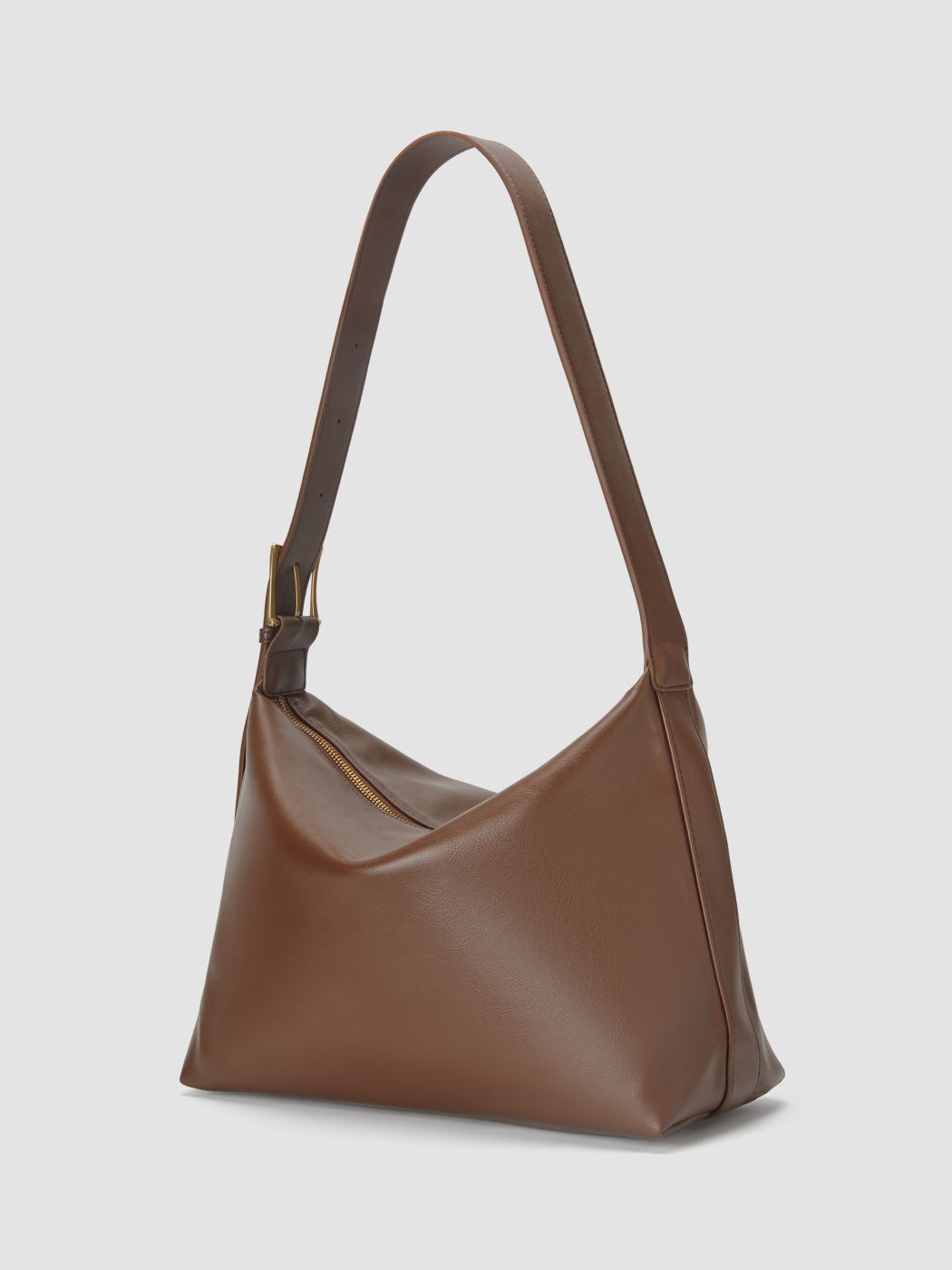 SOFT SQUARE FAUX LEATHER CROSSBODY BAG
