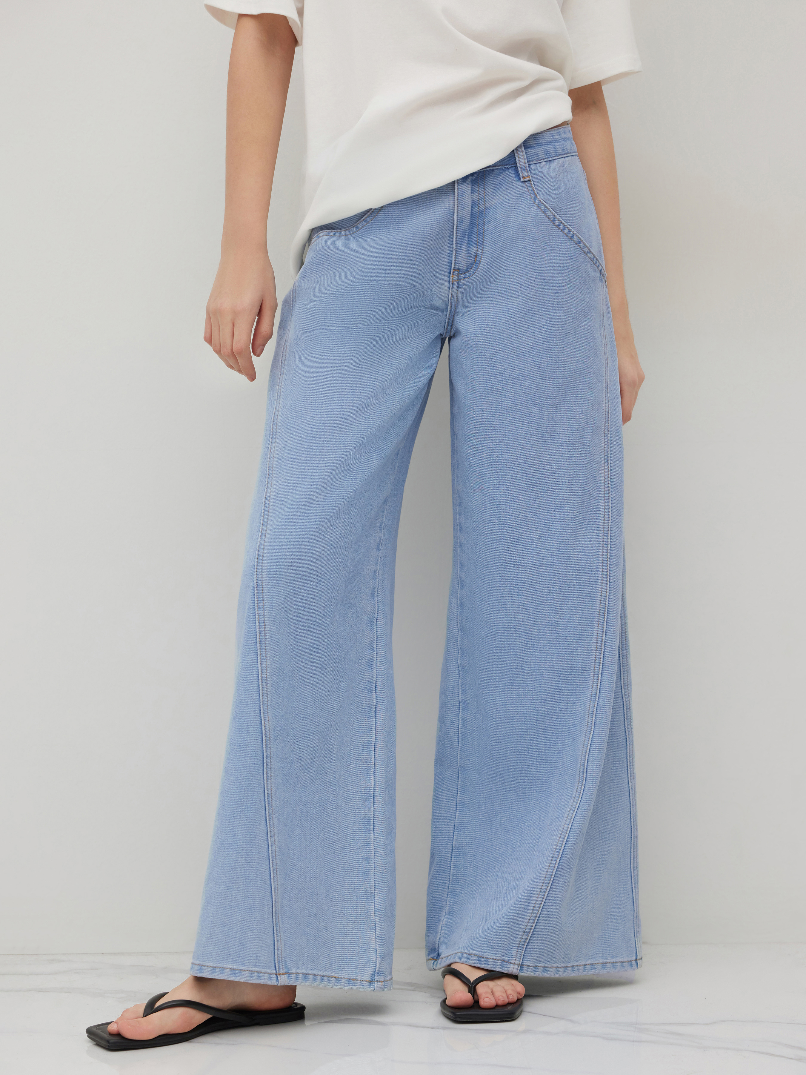 デニム・ジーパン LOW CLASSIC : 25SS / OVERSIZED JEANS (2COLORS) LOW CLASSIC(ロウ クラシック) デニム・ジーパン(レディース