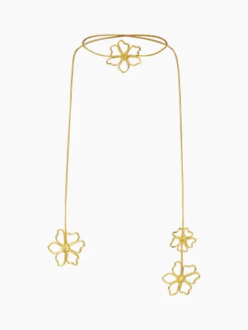 FLORAL LONG NECKLACE