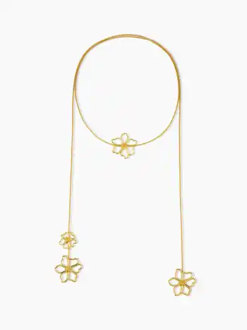 FLORAL LONG NECKLACE