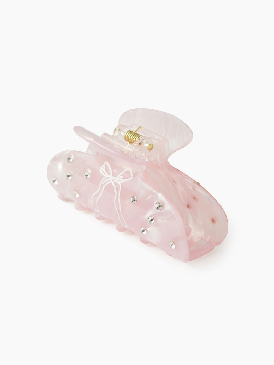BOWKNOT & RHINESTONE DECOR HAIR CLAW
