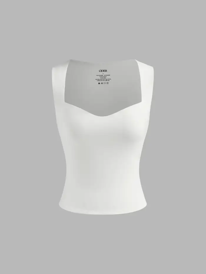 Knit Fabric Cotton-blend Asymmetrical Neck Ruched Tee For Daily Casual