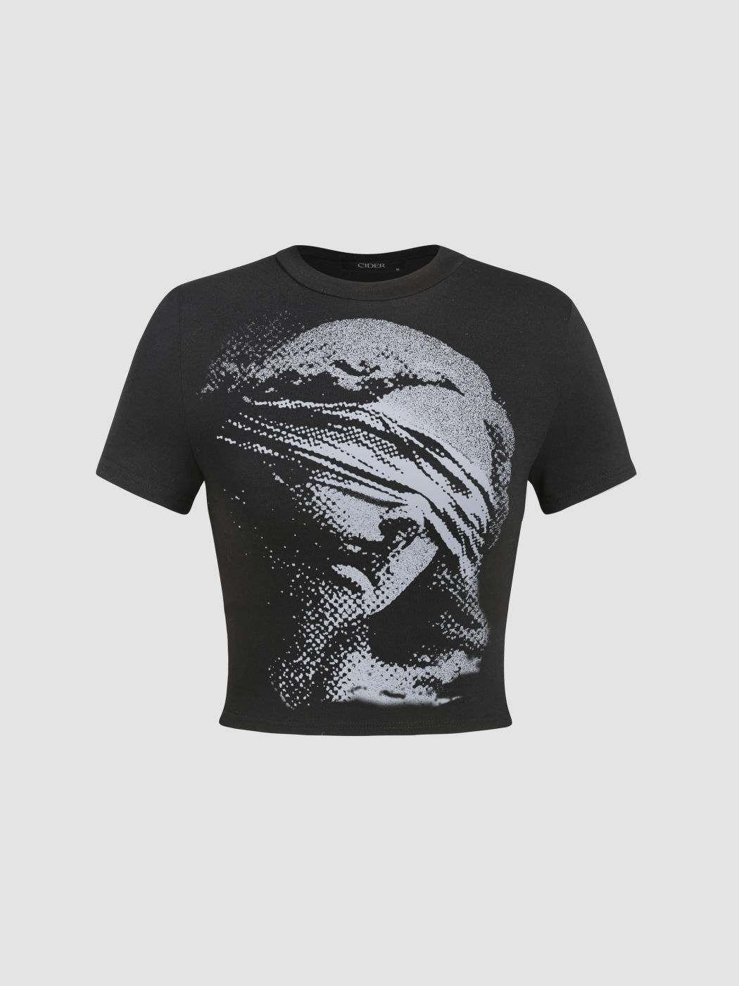 Figuren-Grafik Crop-T-Shirt