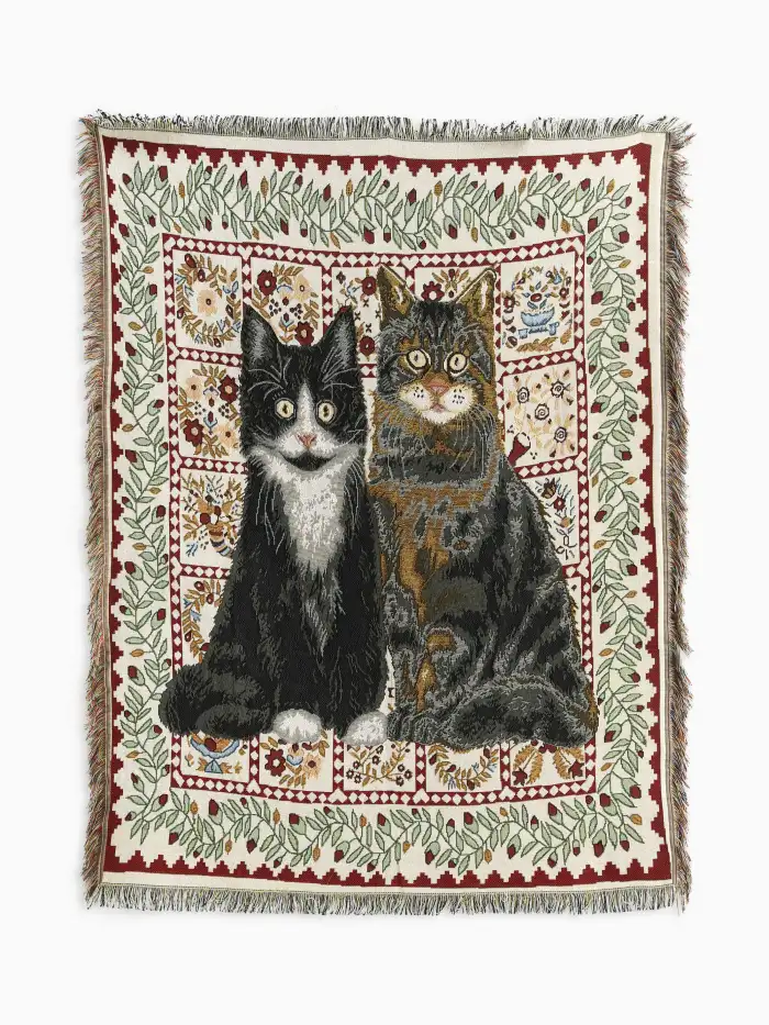 PUPPY PATTERN TAPESTRY