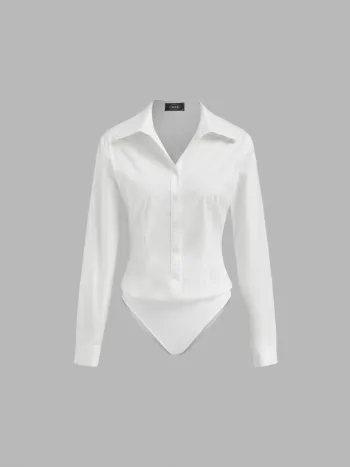 100% Cotton Polo Shirt Bodysuit