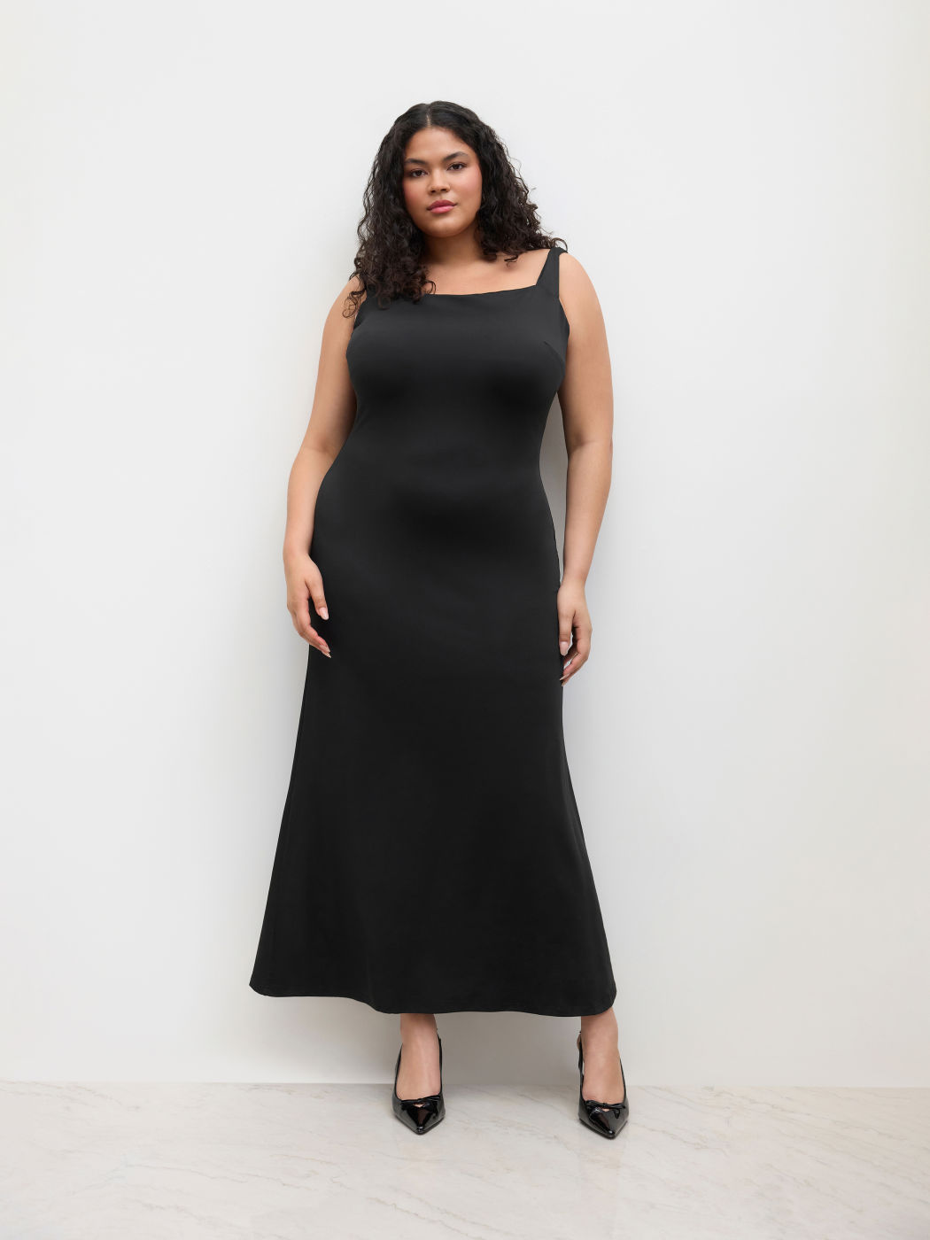 Bowknot Backless Mermaid Maxi Dress Curve & Plus