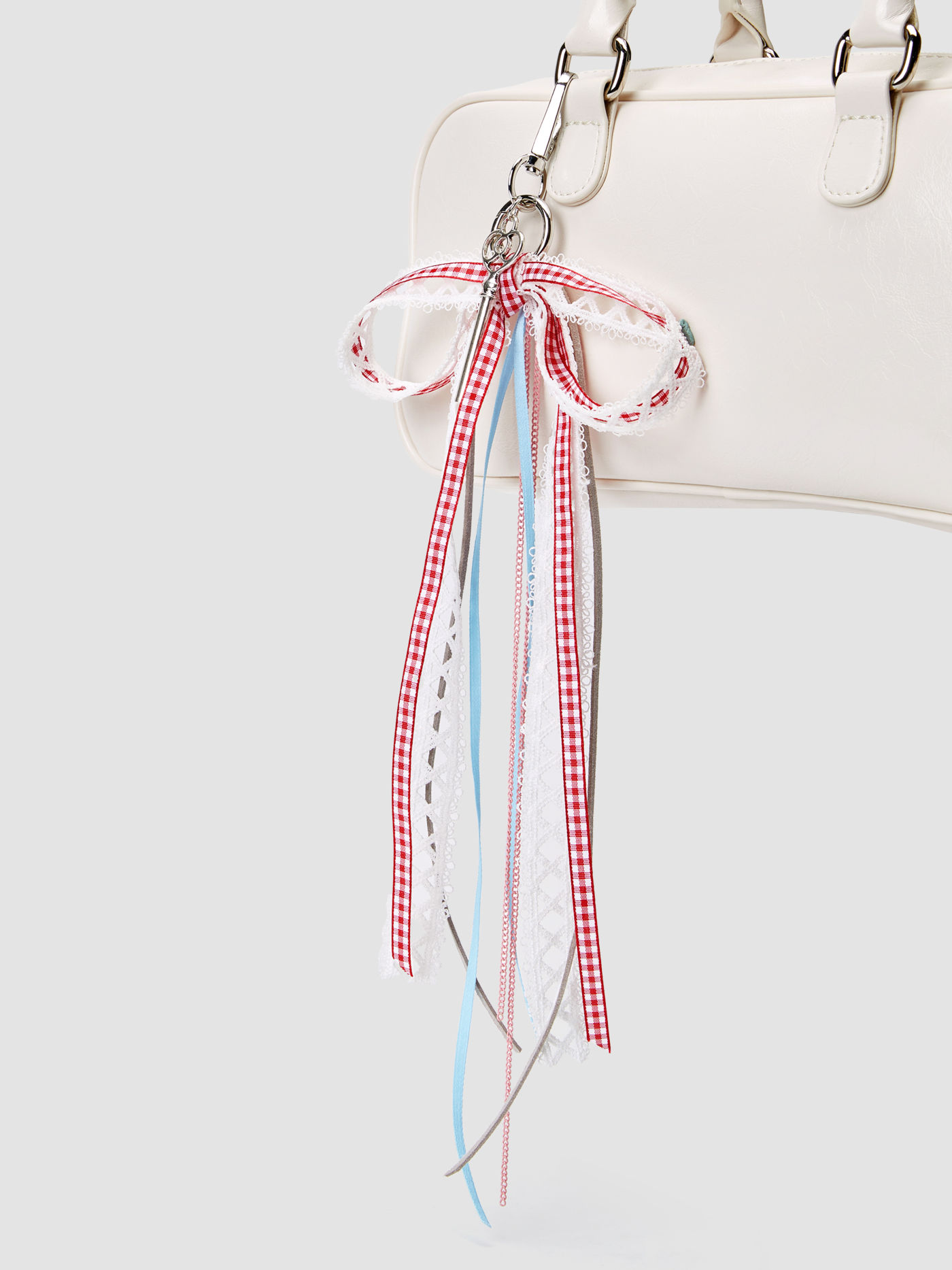 KEY & BOWKNOT BAG CHARM