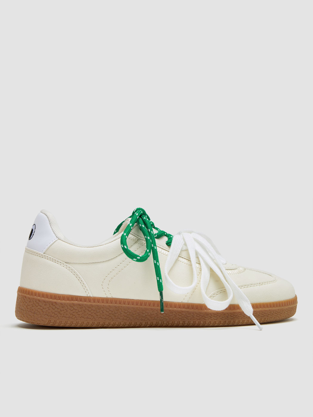 DOUBLE LACE-UP SUEDE SNEAKERS