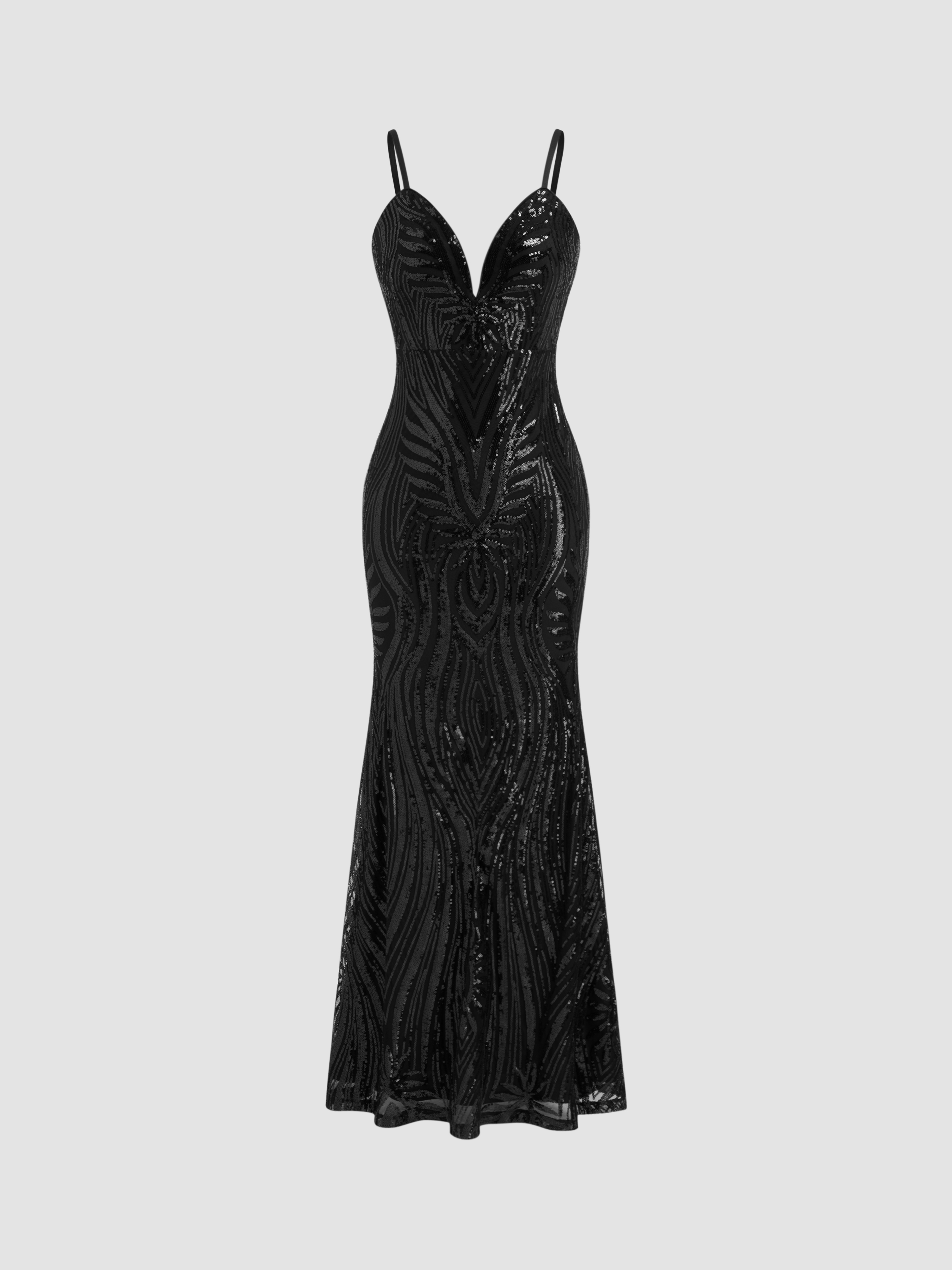 ⭐︎ Metallic Metallic V-neck Solid Ruched Midi Dress For Music