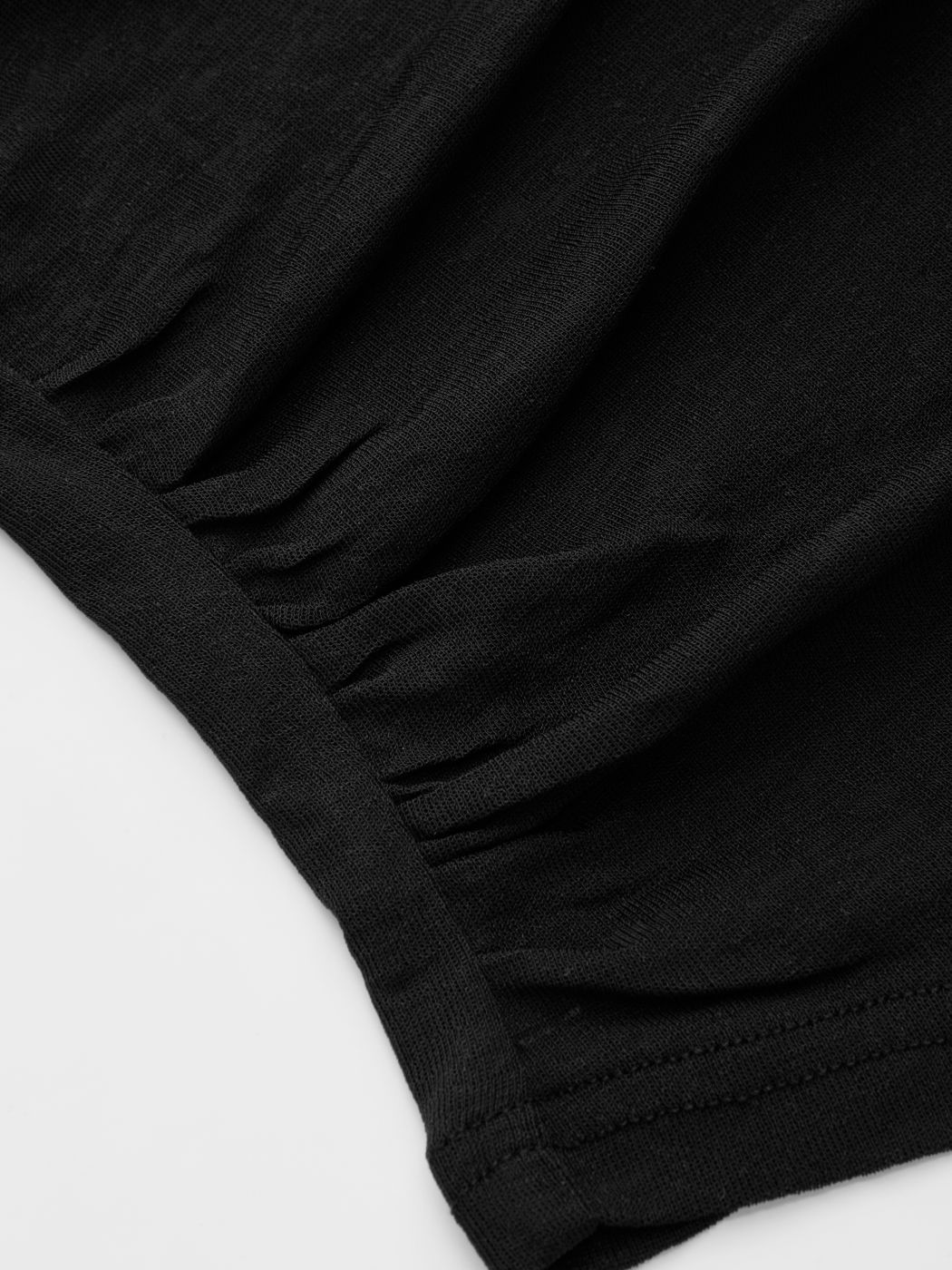 Off-shoulder Ruched Short Sleeve Tee & Cami Top