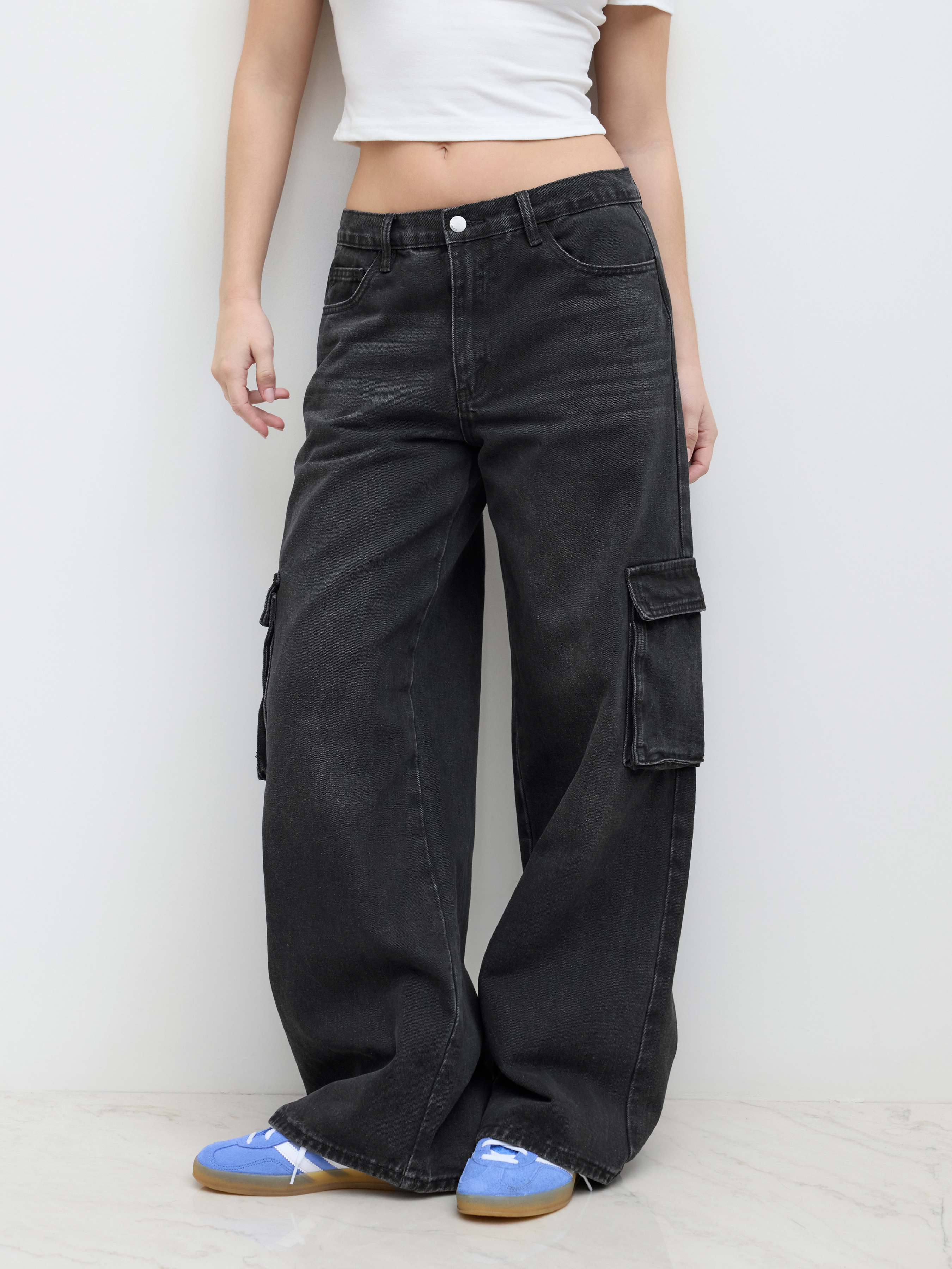 ☆CIDER☆ Cargo Jeans コットン カーゴ パンツ Cargo - Cider