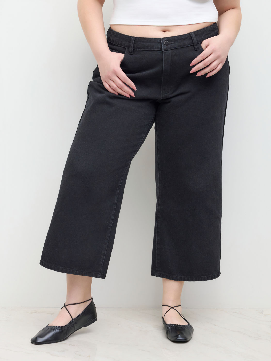 Mid-Rise Straight Leg- Cropped Curve & Plus