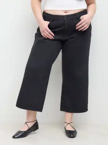 Mid-Rise Straight Leg- Cropped Curve & Plus