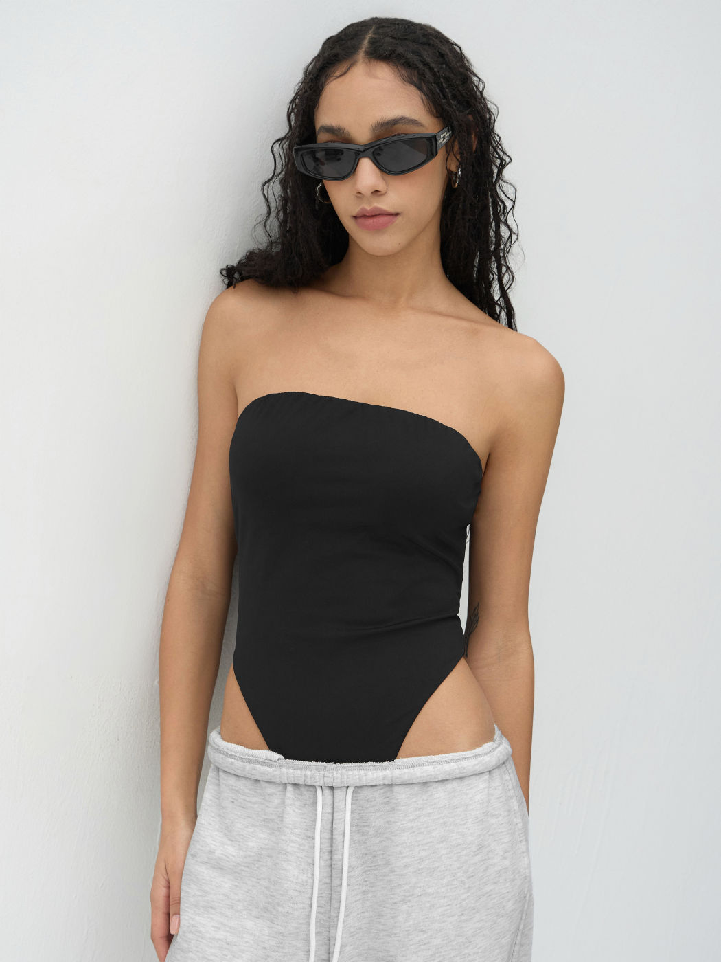 Contour Double Layered Bandeau Bodysuit