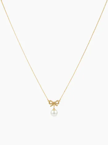 NOEUDS EN PAILLETES & PENDANTS EN FALSAIRES PERLES