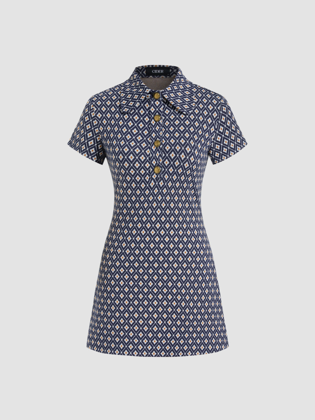 Polo Geometric Mini Dress