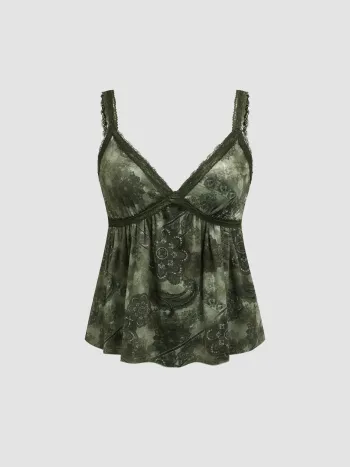 Süße Samt-Azteken-Lace-Camicette