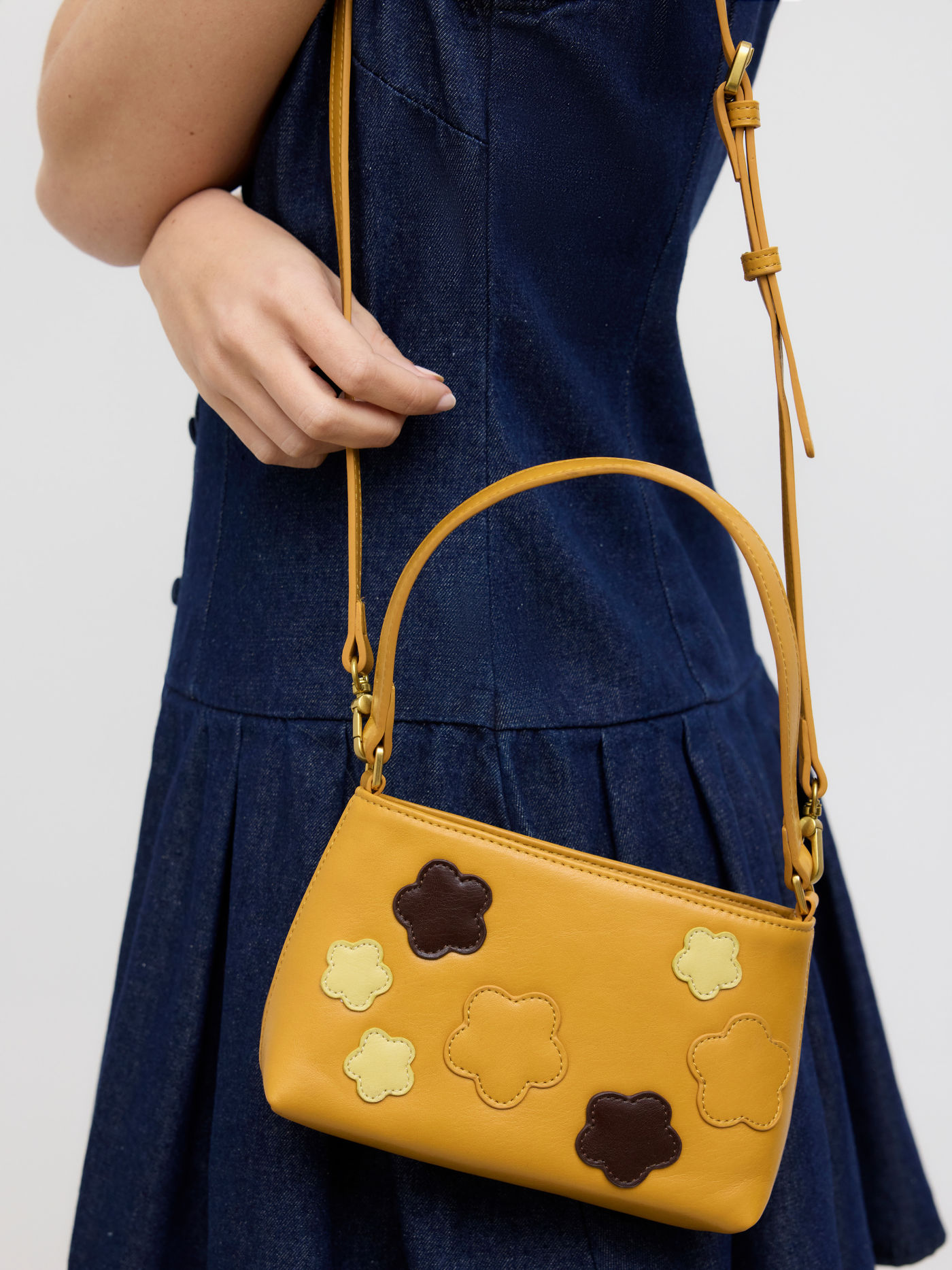 Sac à main et sac bandoulière fleuri