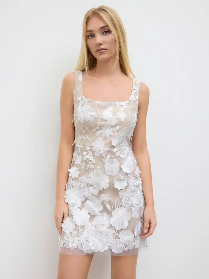 Jacquard Square Neck Floral Crop Cami Top & High Rise Zipper Mini Skirt Set