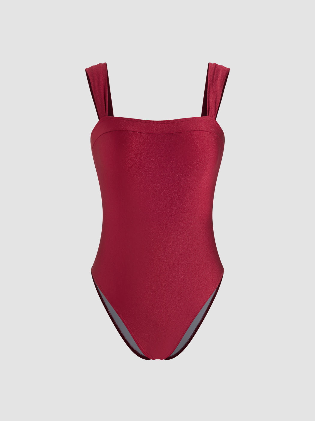 Shaping Square Neck One Piece Swimsuit