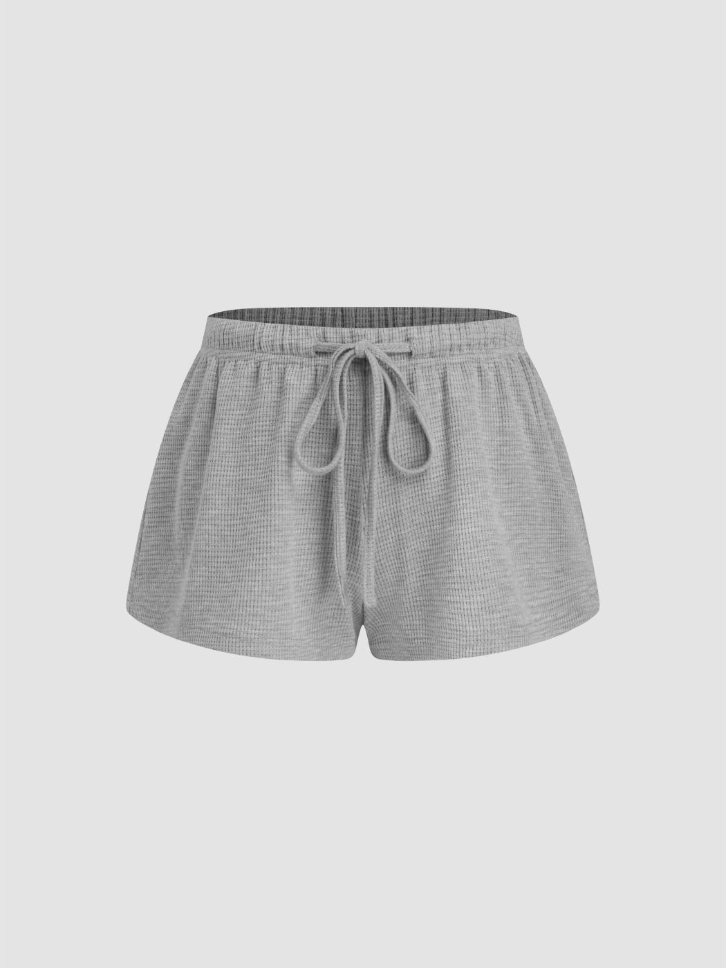 Cotton-blend Low Rise Elastic Waist Shorts
