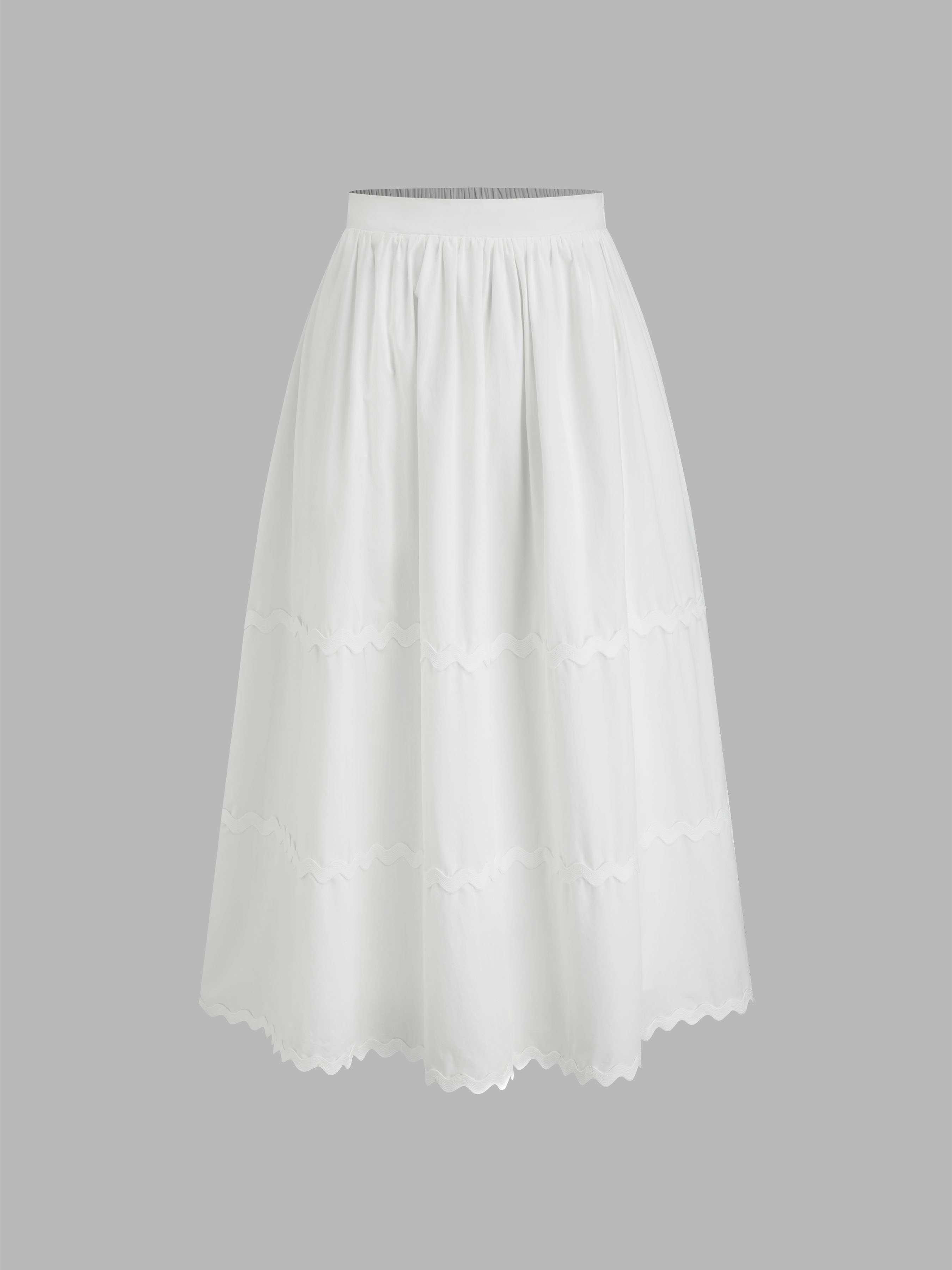 ★CERRIC ★WAVE FRILL SKIRT CERRIC Wave Frill Skirt - Black | International Store