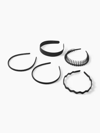 5 Stück Plastikkopfbänder