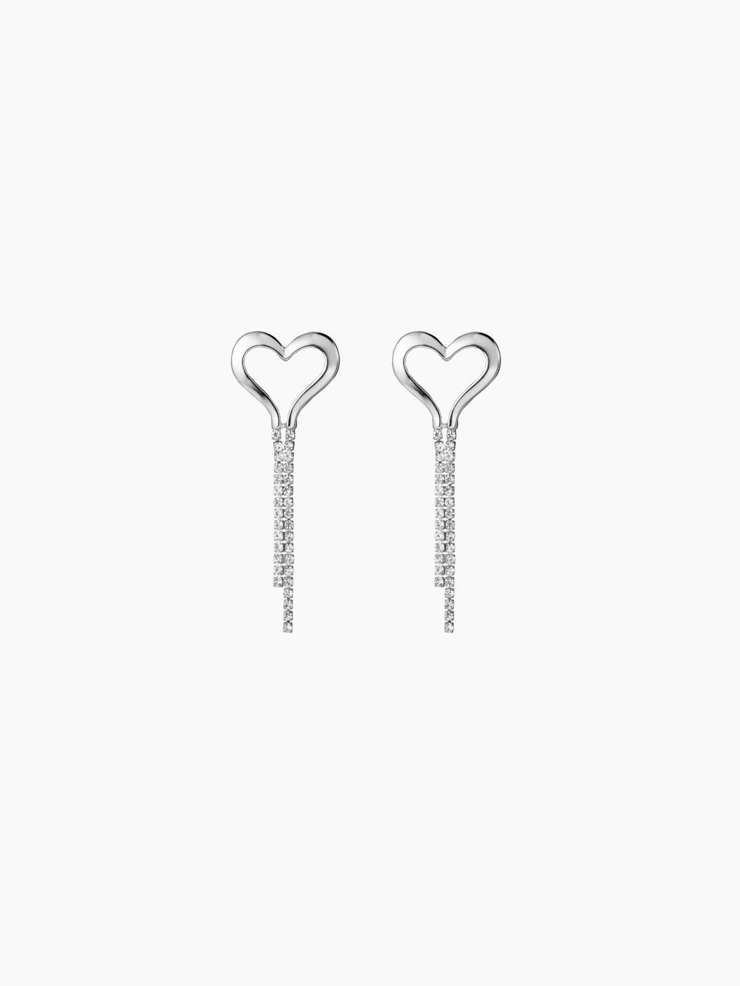 ORECCHINI PENDENTI A FORMA DI CUORE