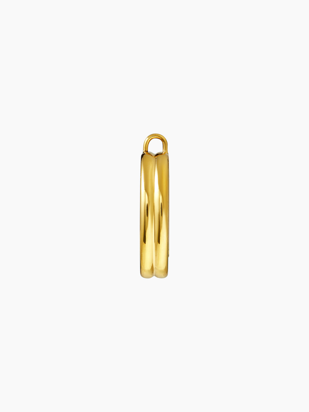 Doppel-D-förmiges Charm aus Edelstahl für Bikinis