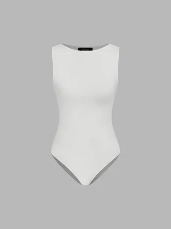 Boat Neck Solid Bodysuit