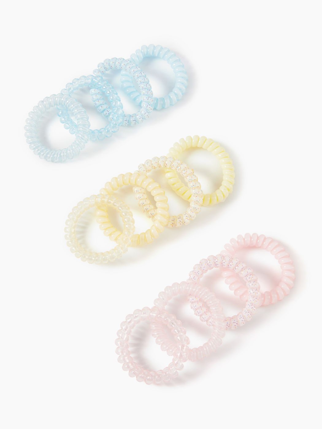 12PCS ELASTICI PER CAPELLI COLORATI