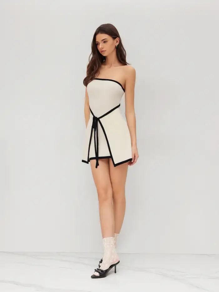 dissh dress knit Sue Knit Maxi Dress in Black By DISSH main image 1