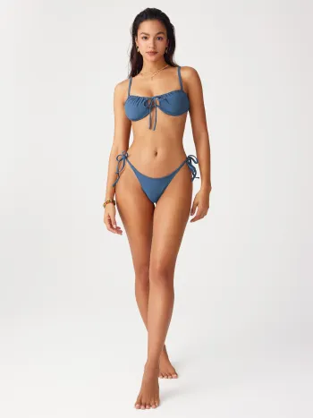 Tie Side Underwire Bikini Swimsuit
