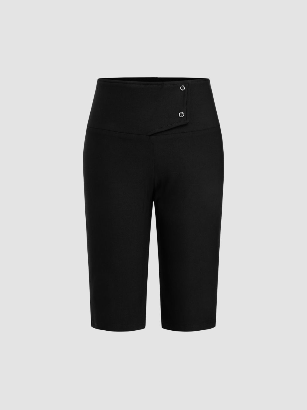 Cotton-blend High Stretch Bermuda Shorts