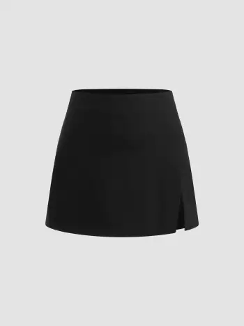 Seamless Round Neckline Solid Lace Up Bodysuit